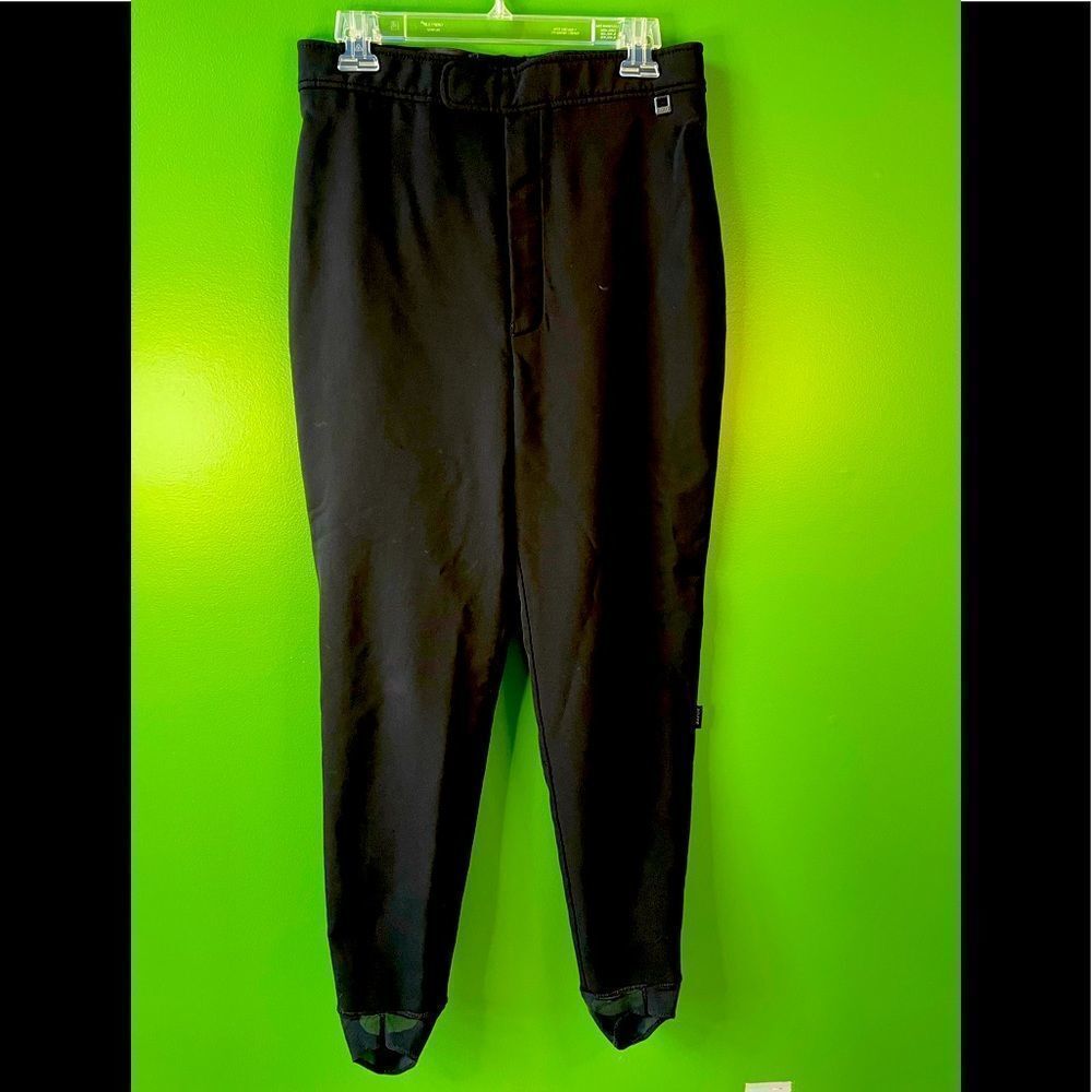 ROFFE stirrup style snow pants in black
